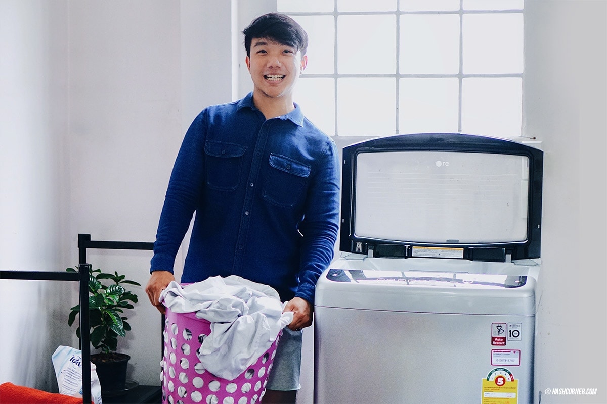 เที่ยวไม่ต้องห่วงเรื่องซักผ้า กับเครื่องซักผ้า LG Smart Inverter