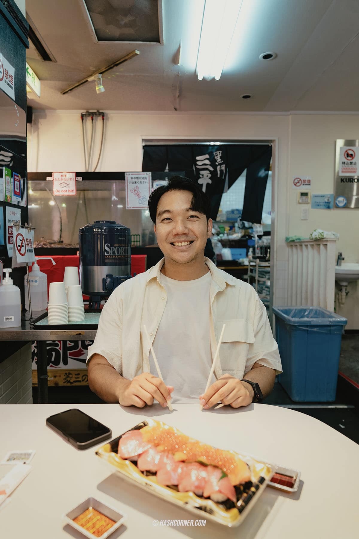 รีวิว ตลาดคุโรมง (Kuromon Market) x โอซาก้า เที่ยวตลาดปลา