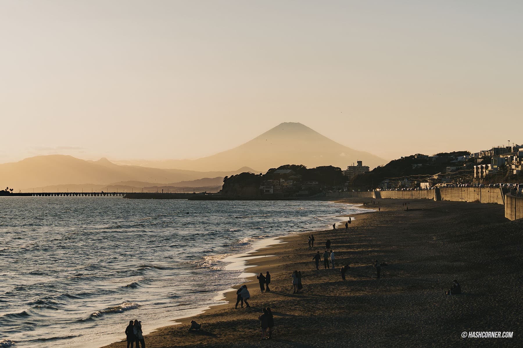 รีวิว ชายหาดชิจิริกาฮามะ (Shichirigahama Beach) x คามาคุระ จุดพระอาทิตย์ตกสวยที่สุด