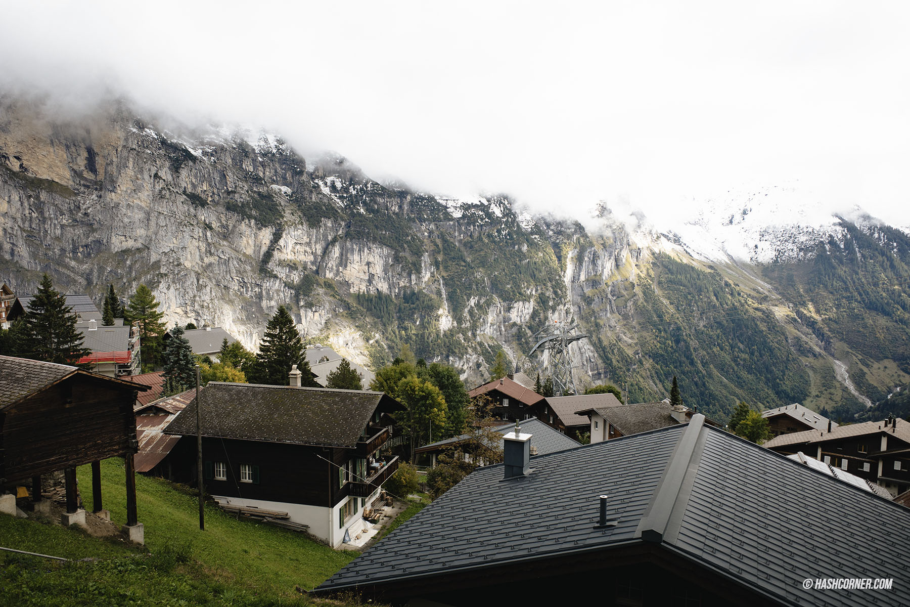 รีวิว เมอร์เรน (Murren) x สวิตเซอร์แลนด์ หมู่บ้านวิวเทือกเขาสวิสแอลป์